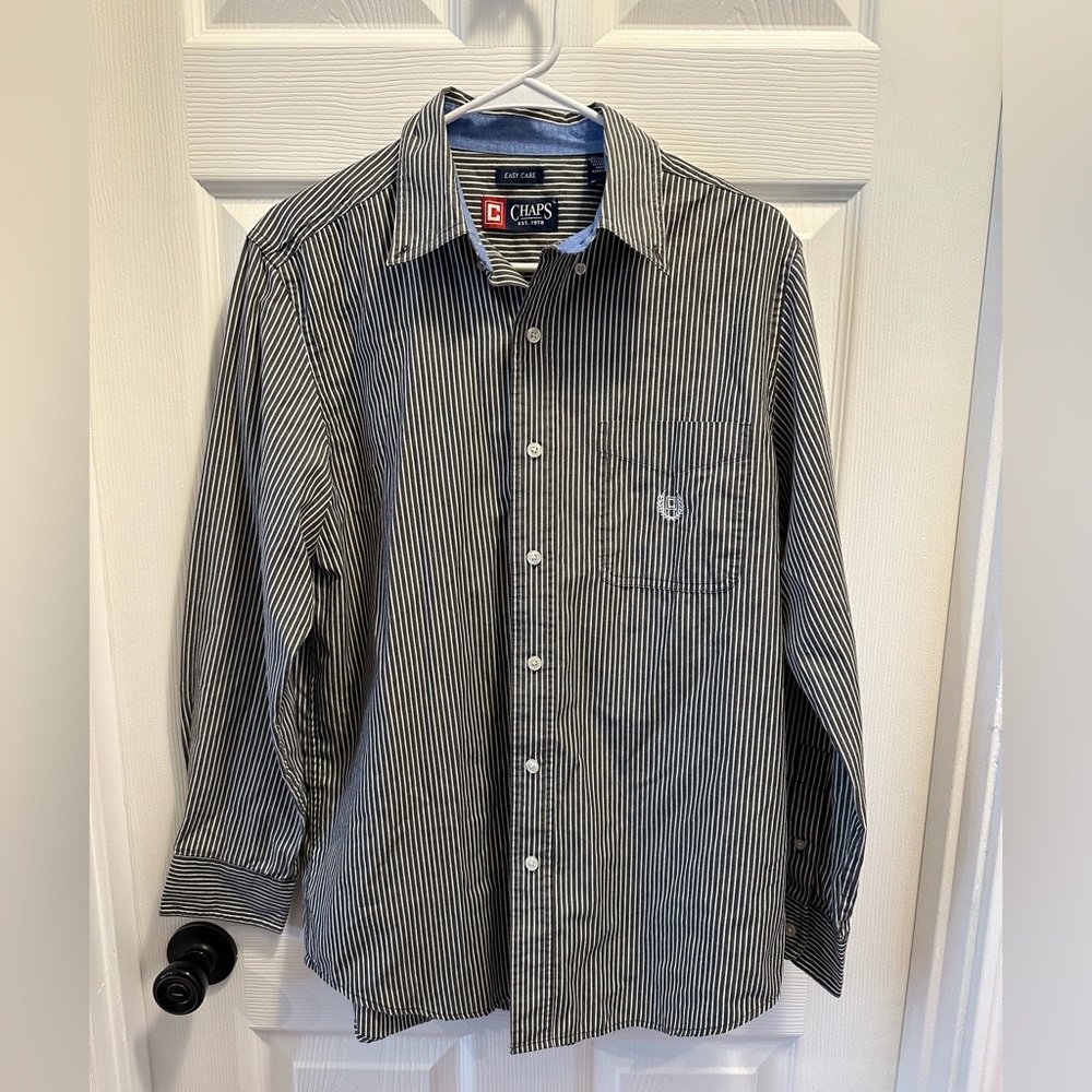 Chaps men's dress shirt- New condition!